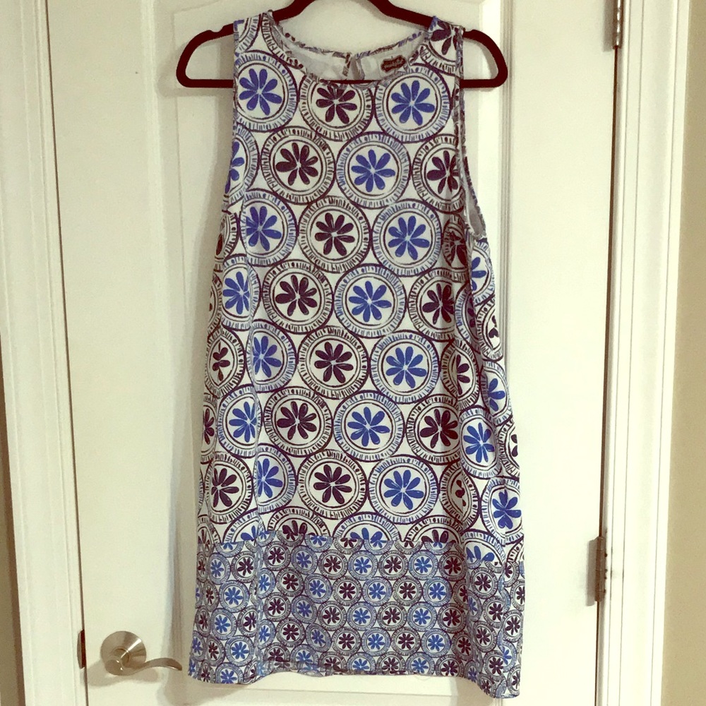 Blue Floral Dress